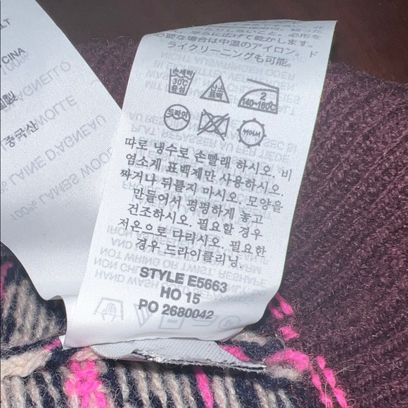 J. Crew Women's Lambswool Fair Isle Sweater with Sequins S - Picture 9 of 9